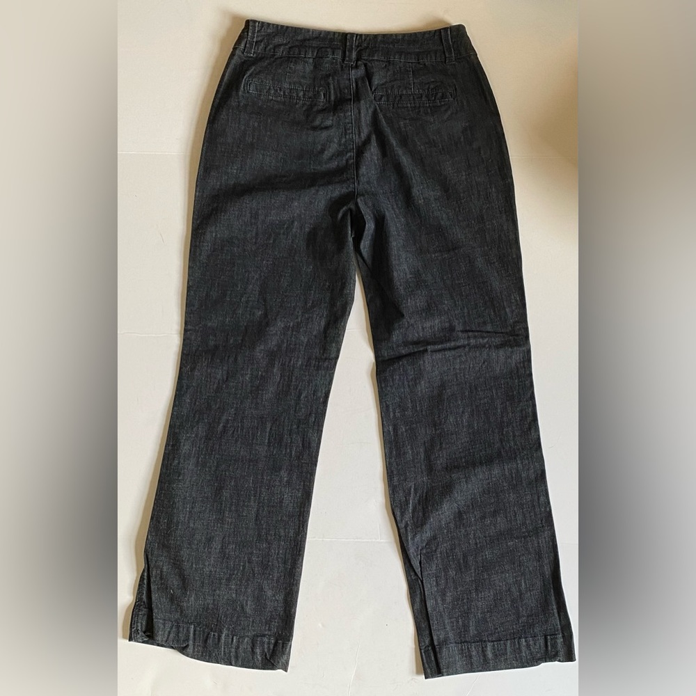 Coldwater Creek Wide-leg Jeans Dark-wash Size 8